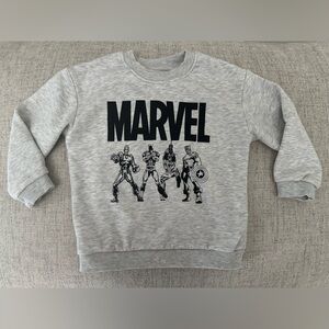 Toddler Boys Marvel Gray Graphic Sweatshirt